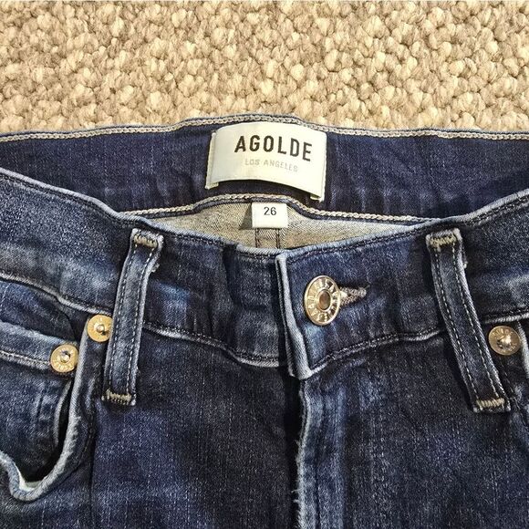 AGOLDE Sophie Raw Hem Skinny Jean - Picture 4 of 5